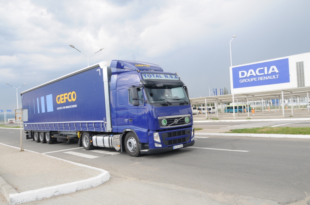 GEFCO współpracuje z fabryką Dacia fot. GEFCO